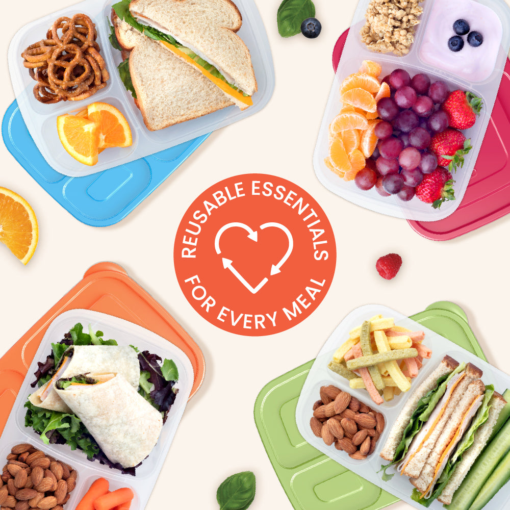 Bentgo Easyboxes 3-Compartment Food Containers 8-Piece Set - Image 7