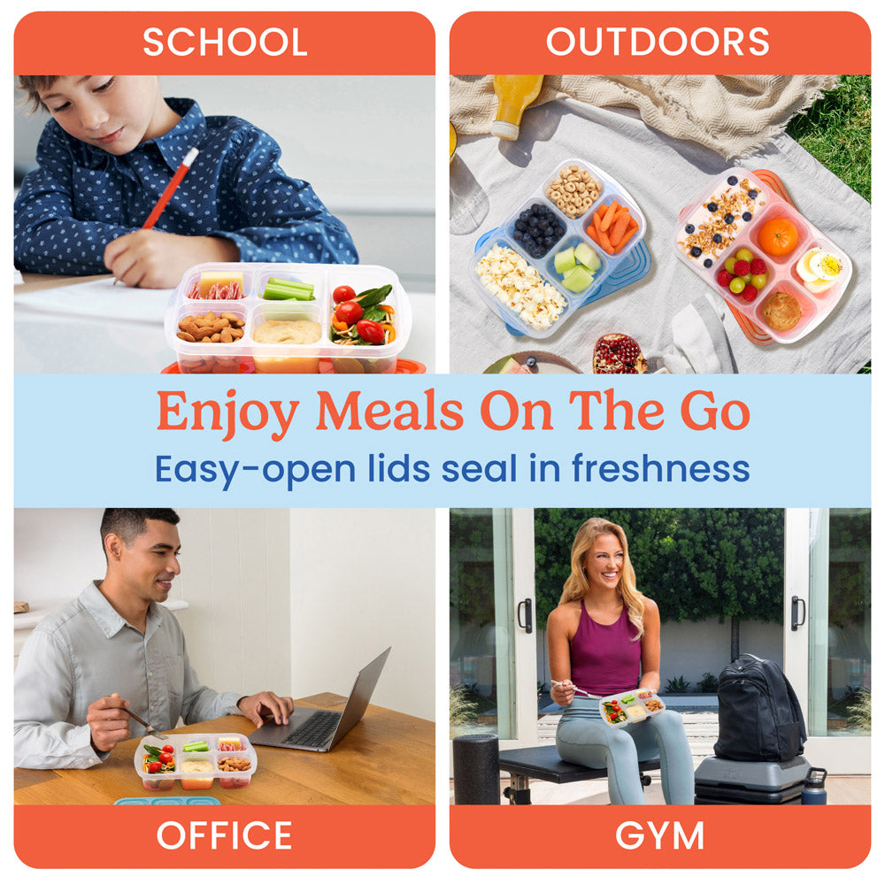 Bentgo Easyboxes 5-Compartment Food Containers 8-Piece Set - Image 6