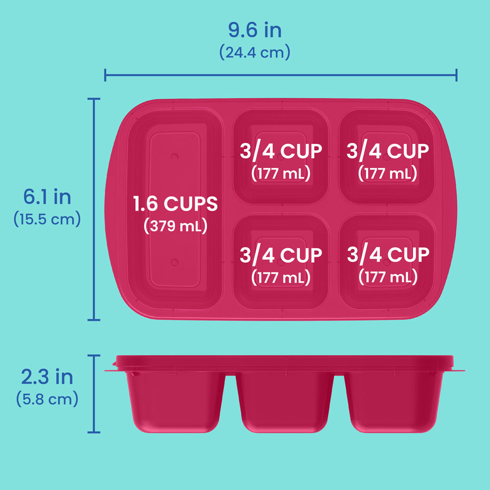 Bentgo Easyboxes 5-Compartment Food Containers 8-Piece Set - Image 17