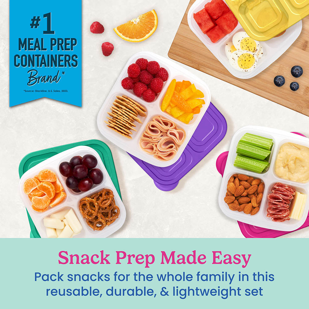 Bentgo Easyboxes 4-Compartment Snack Containers 8-Piece Set - Image 11