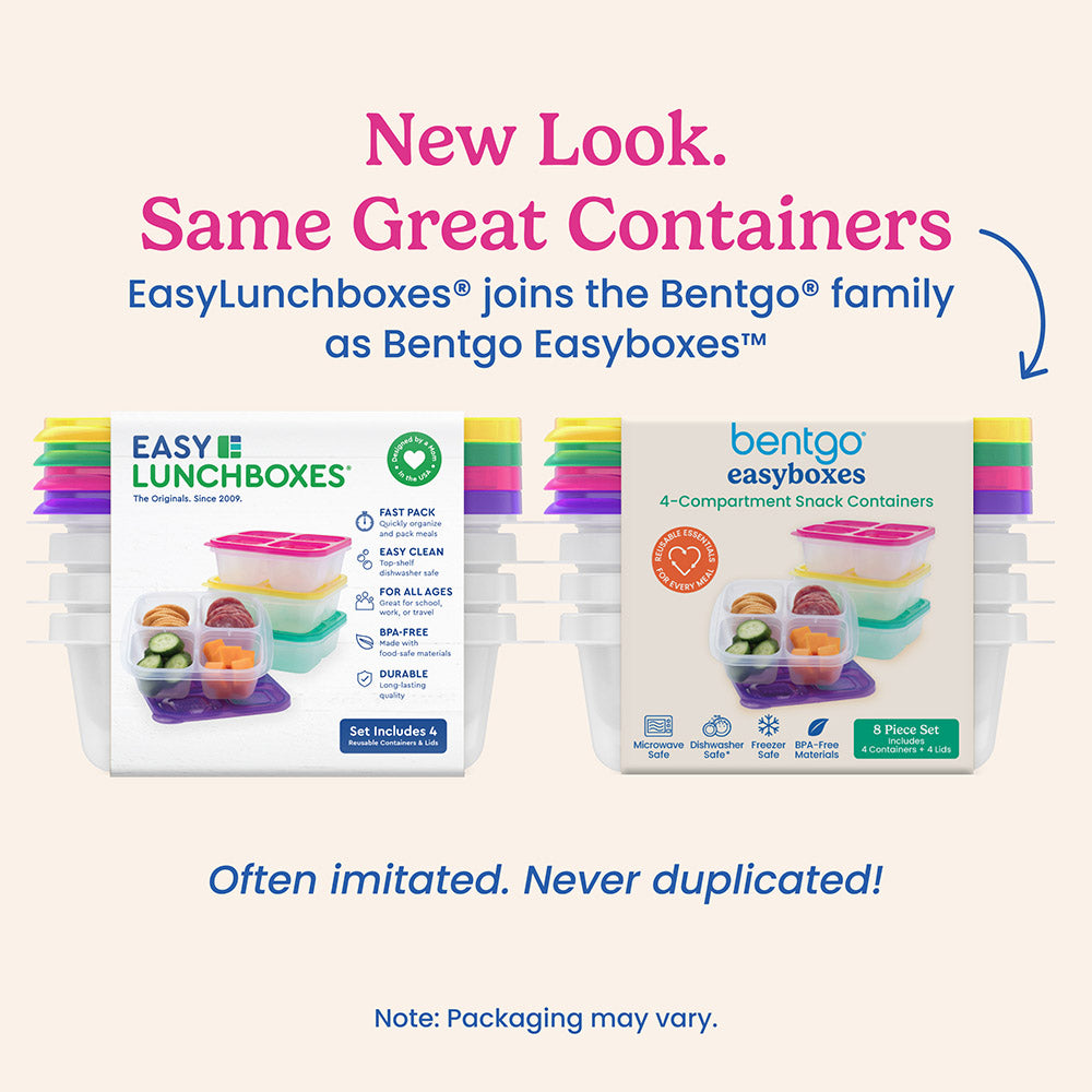 Bentgo Easyboxes 4-Compartment Snack Containers 8-Piece Set - Image 14