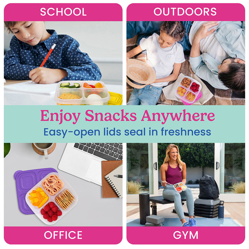 Bentgo Easyboxes 4-Compartment Snack Containers 8-Piece Set - Image 15
