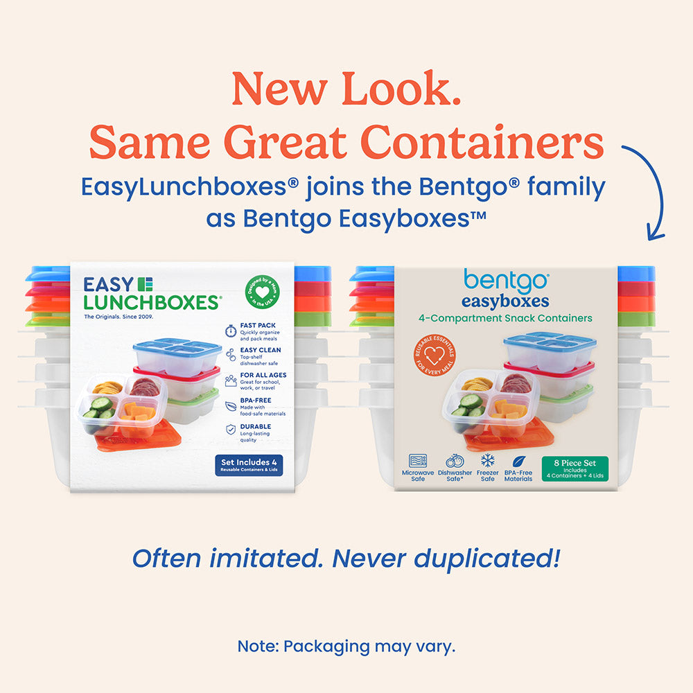 Bentgo Easyboxes 4-Compartment Snack Containers 8-Piece Set - Image 5