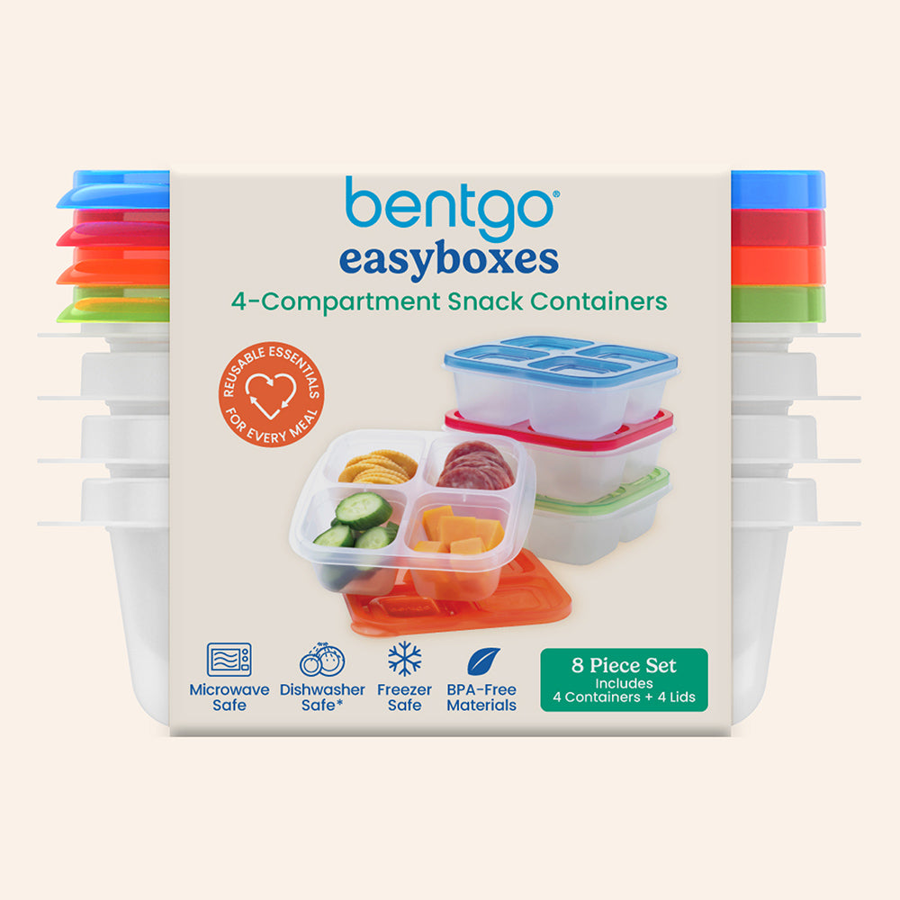 Bentgo Easyboxes 4-Compartment Snack Containers 8-Piece Set - Image 9