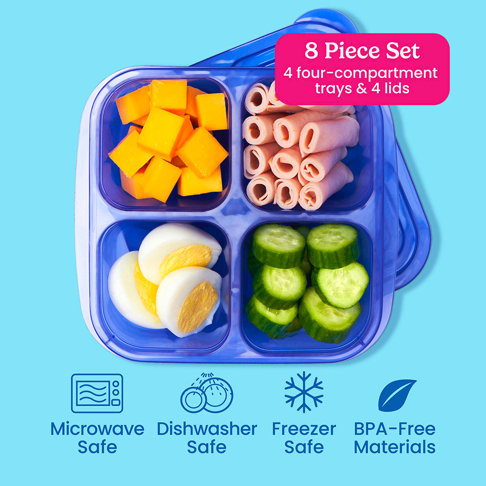 Bentgo Easyboxes 4-Compartment Snack Containers 8-Piece Set - Image 21