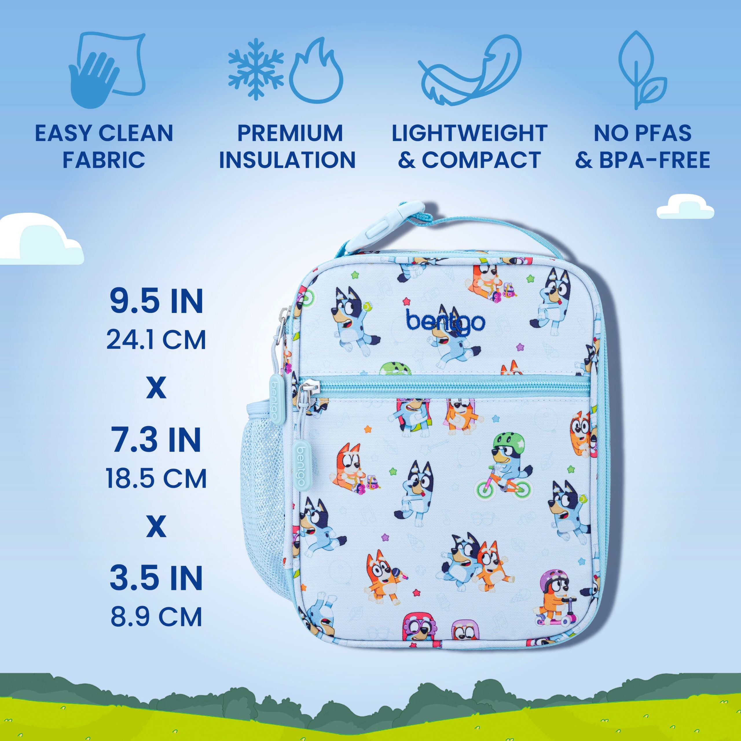 Bentgo + Bluey Kids Prints 5-Piece Lunch Box Set - Image 7