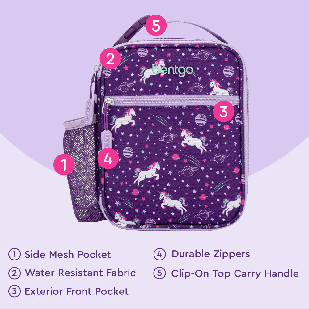 Bentgo Kids Snap & Go Lunch Box. Insulated Lunch Tote. & Ice Packs - Image 15