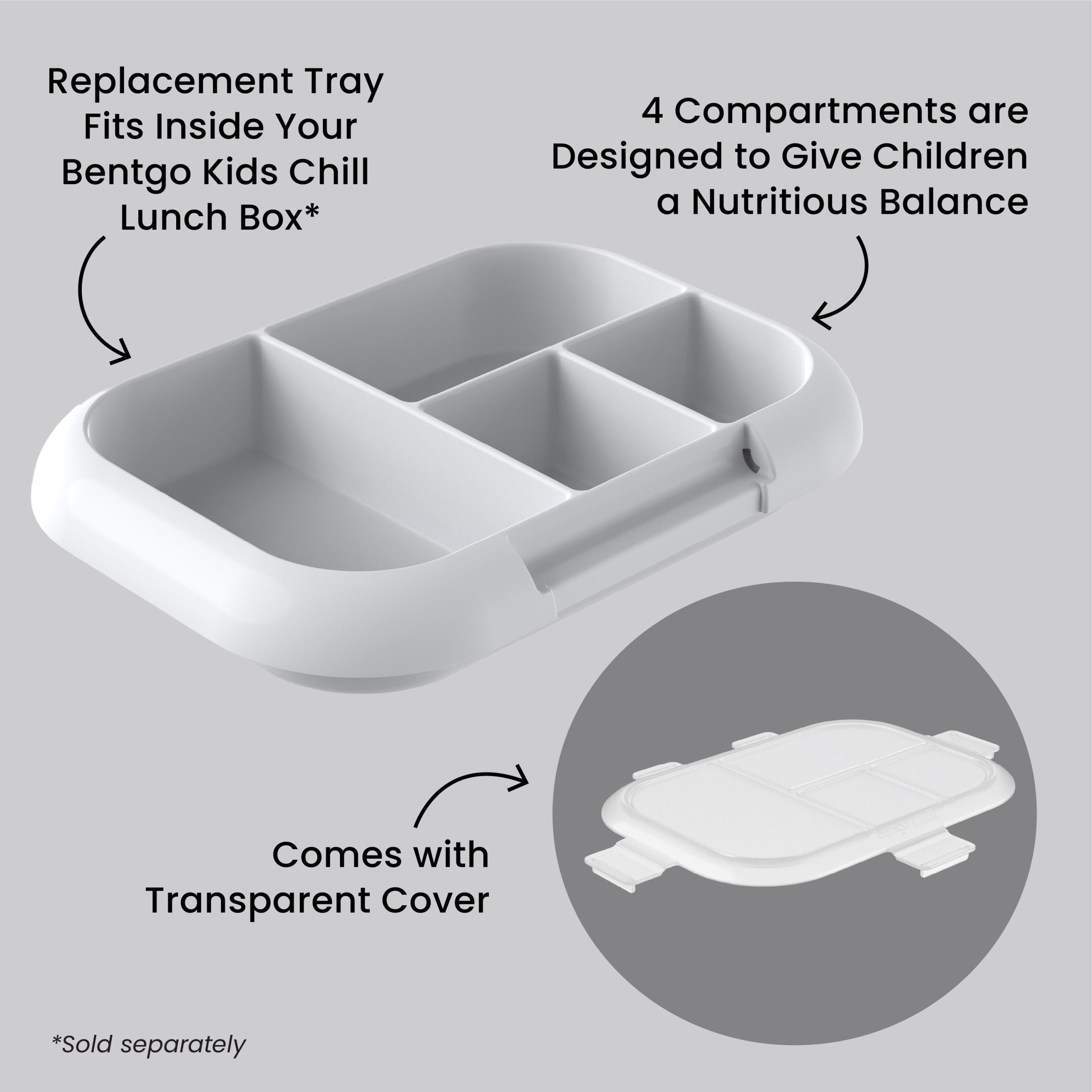 Bentgo Chill Kids Tray with Transparent Cover - Image 12