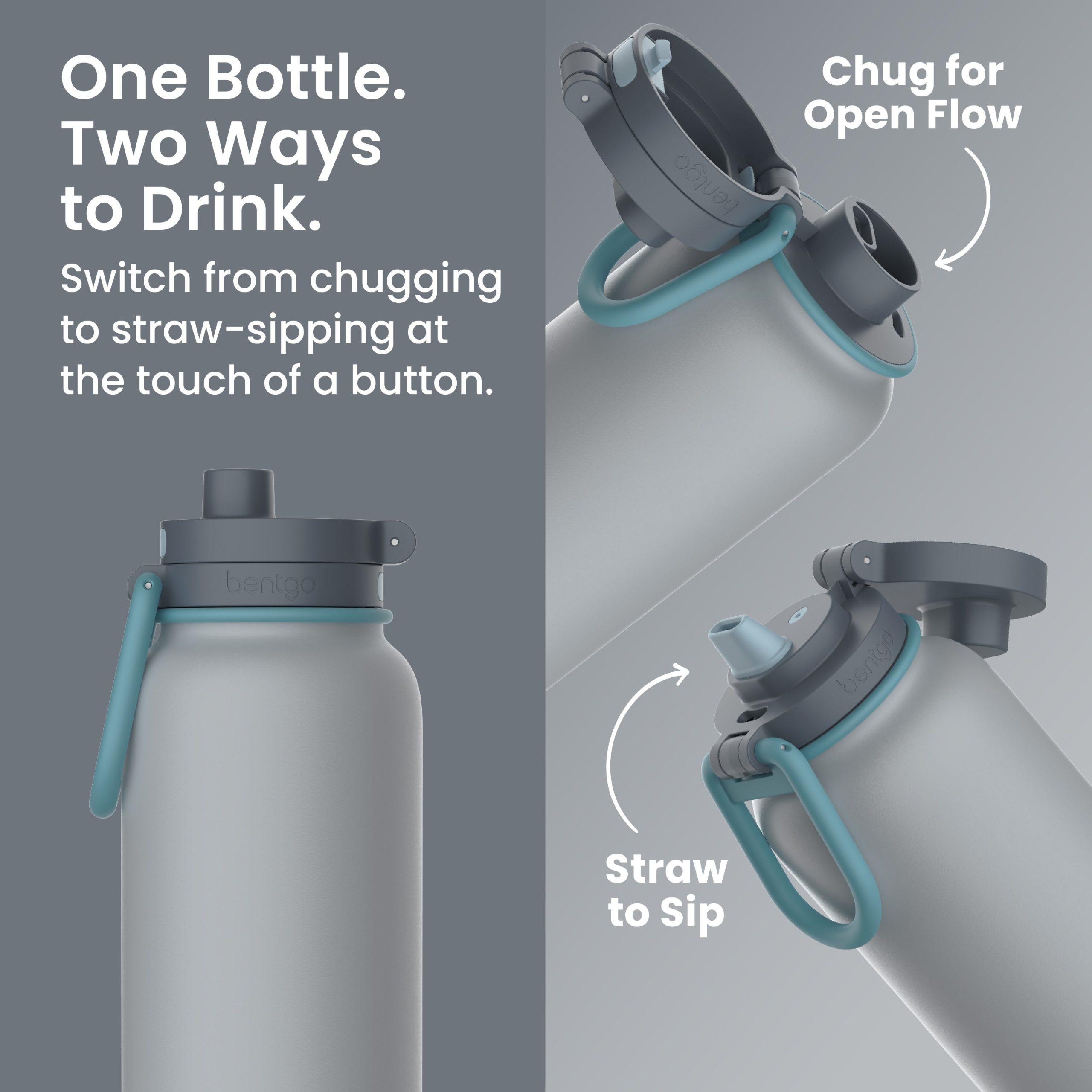Bentgo Flip 2-in-1 Water Bottle (32 fl oz) - Image 26