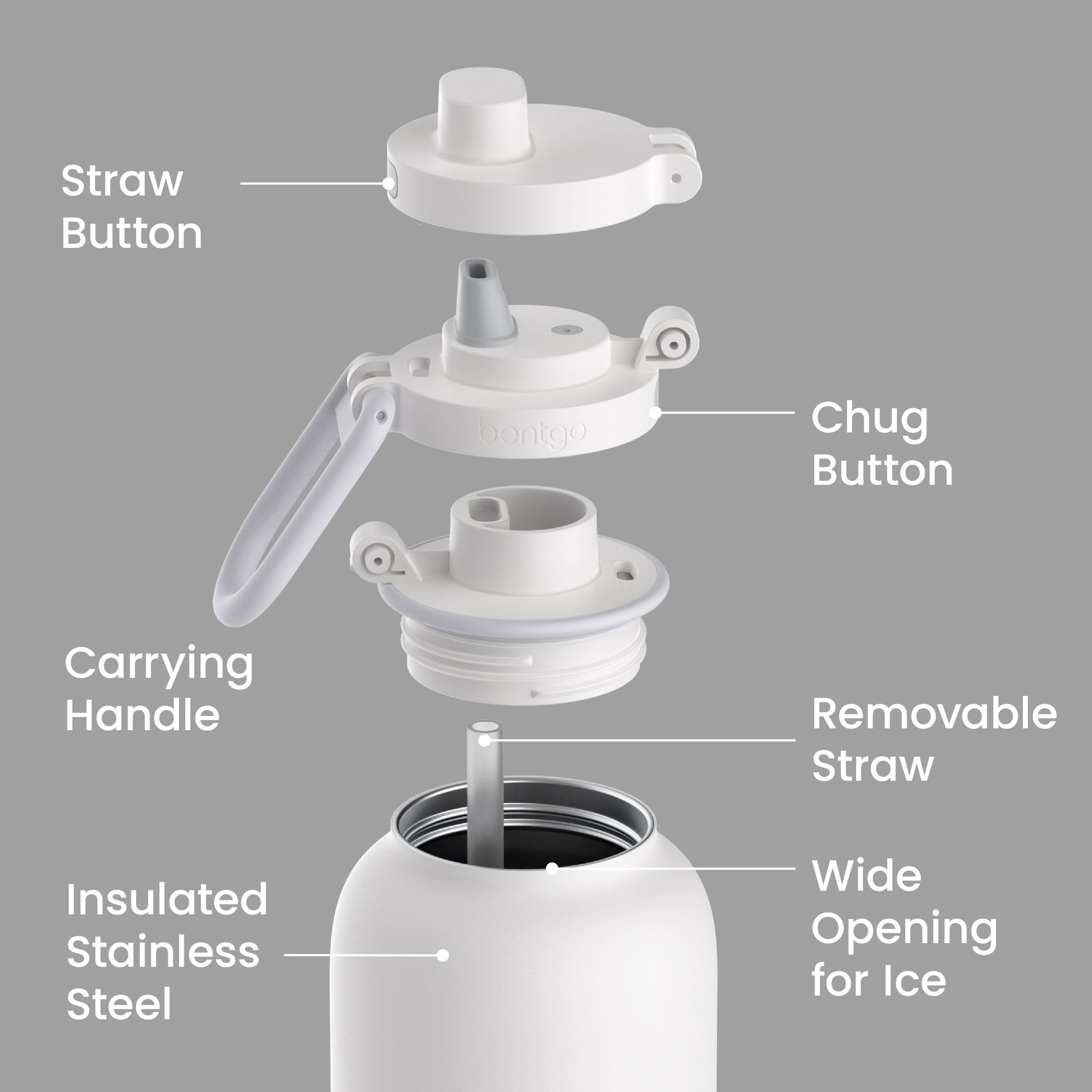 Bentgo Flip 2-in-1 Water Bottle (40 fl oz) - Image 14