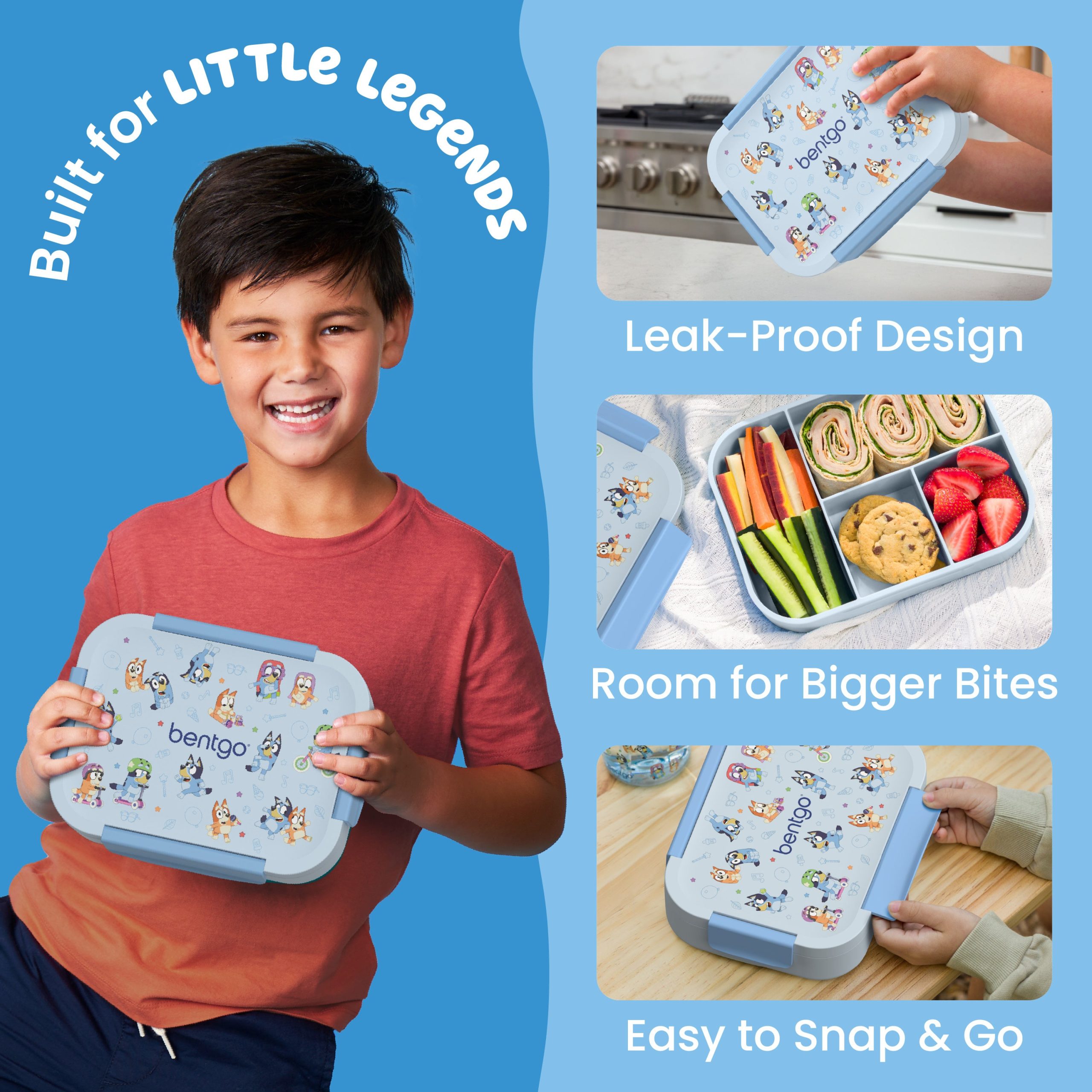 Bentgo + Bluey Kids Snap & Go Lunch Box - Image 4