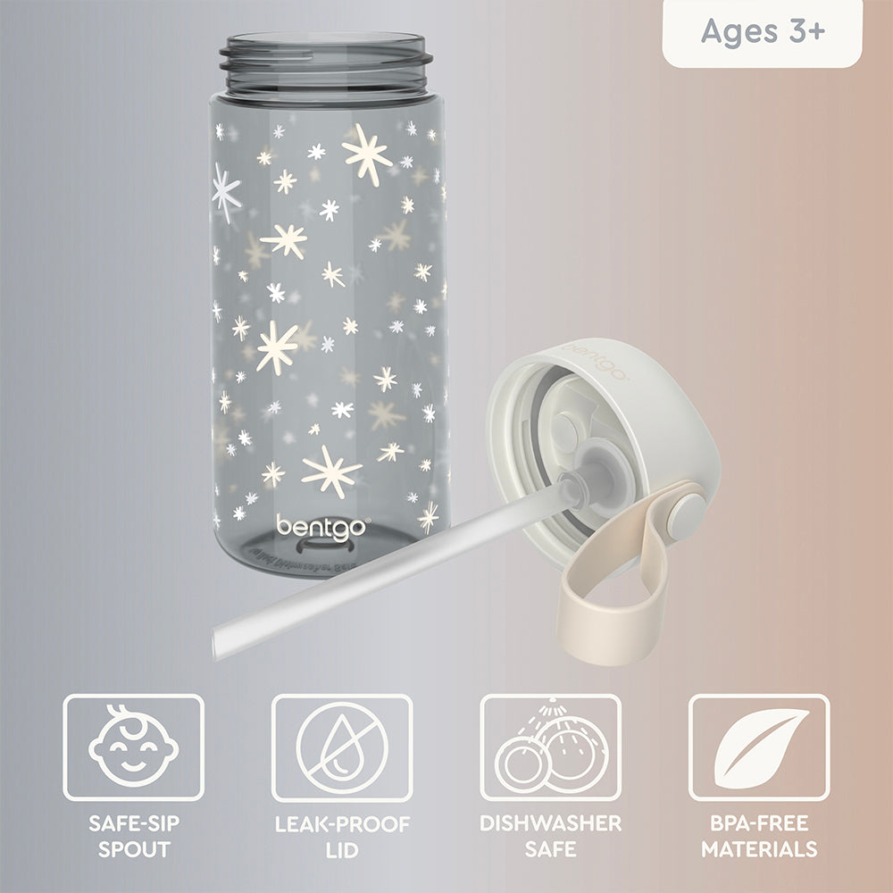 Bentgo Kids Whimsy & Wonder Prints Water Bottle - Image 29