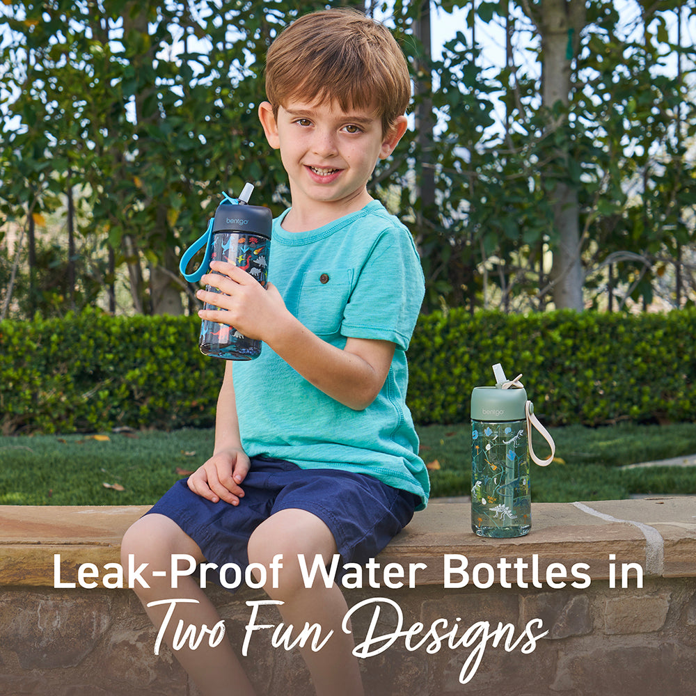 Bentgo Kids Prints Water Bottle (2-Pack) - Image 2
