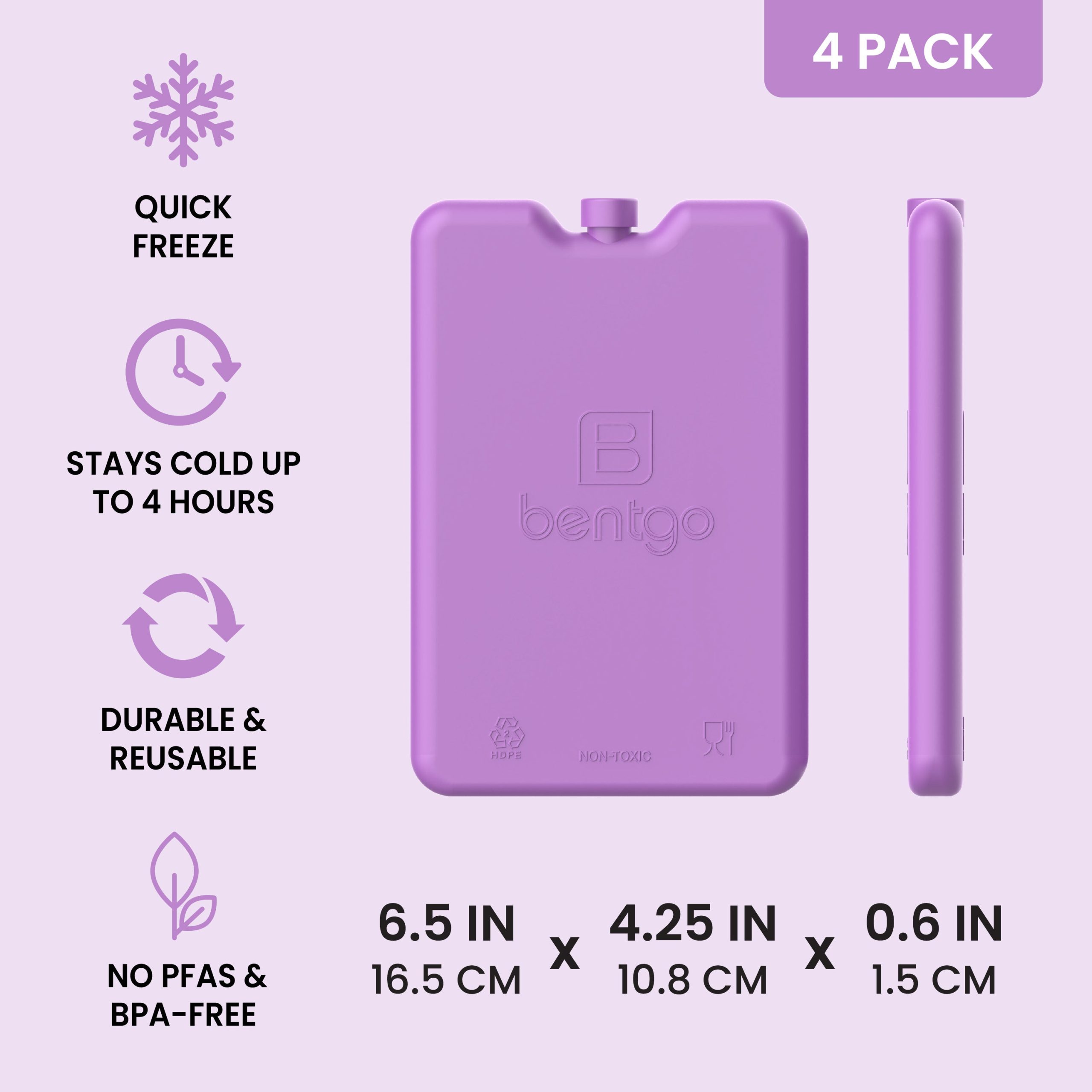 Bentgo Chillers Reusable Ice Packs (4-Pack) - Image 17