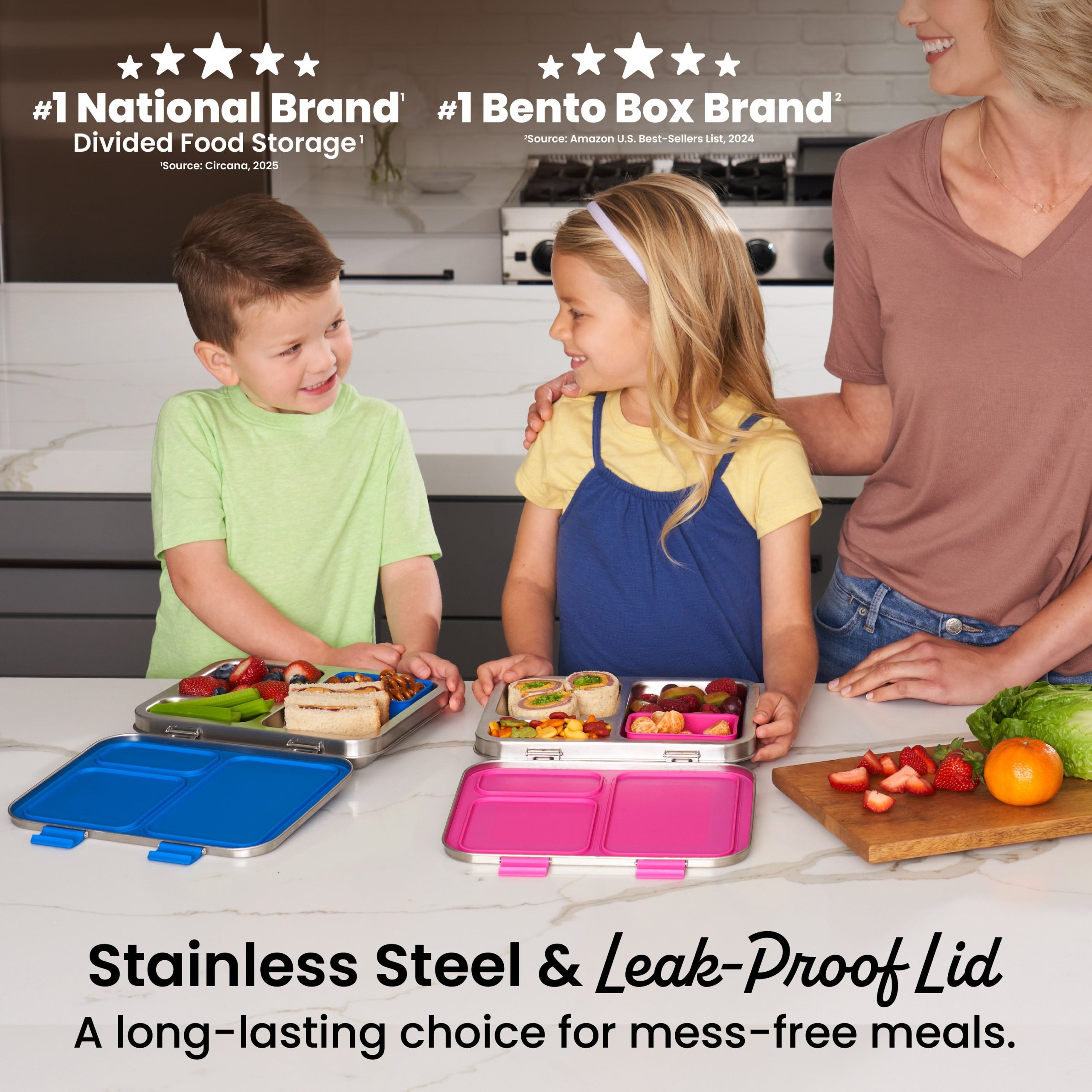 Bentgo Kids Stainless Steel Lunch Box - Image 2