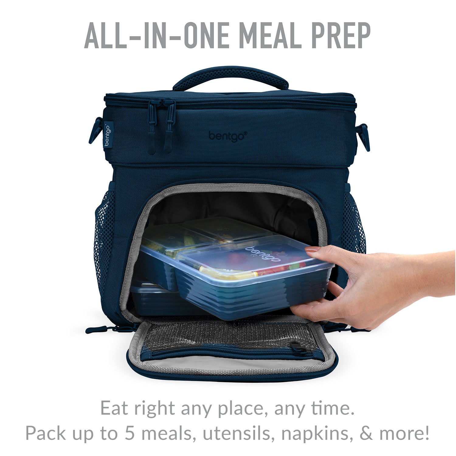 Bentgo Prep Deluxe Bag & 60-Piece Meal Prep Container Set - Image 2