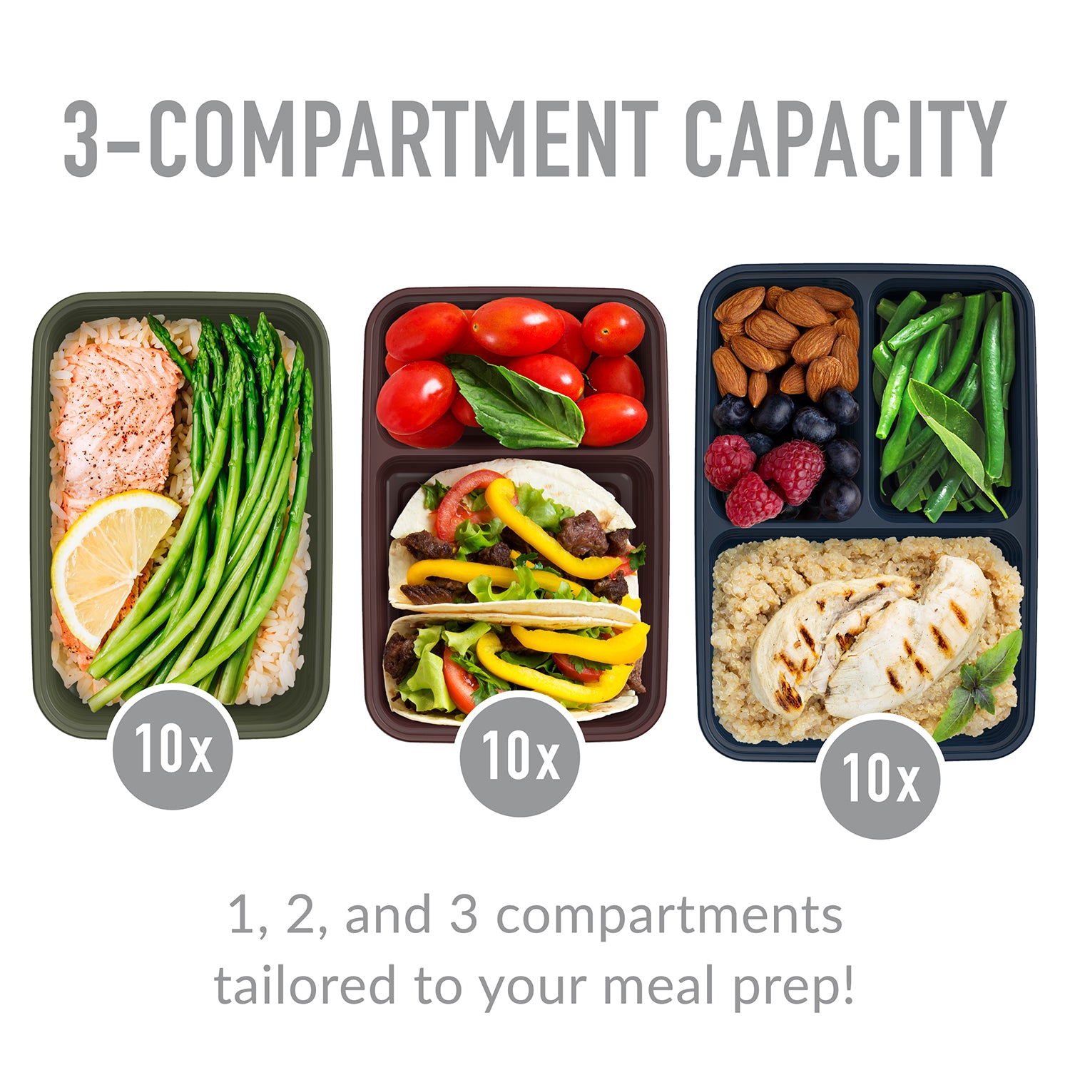 Bentgo Prep Deluxe Bag & 60-Piece Meal Prep Container Set - Image 6