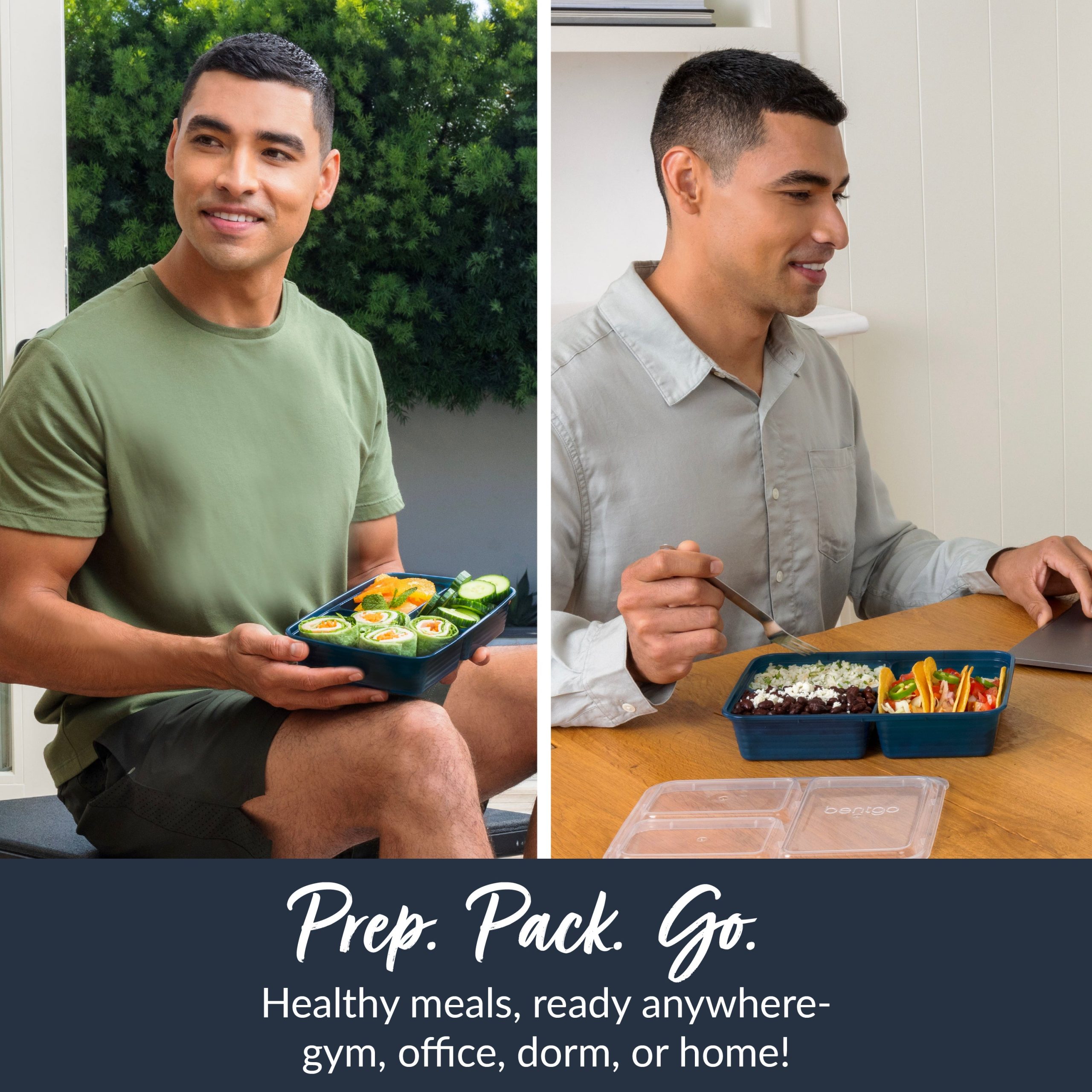 Bentgo Prep 3-Compartment Meal Prep Containers (20-Piece) - Image 11