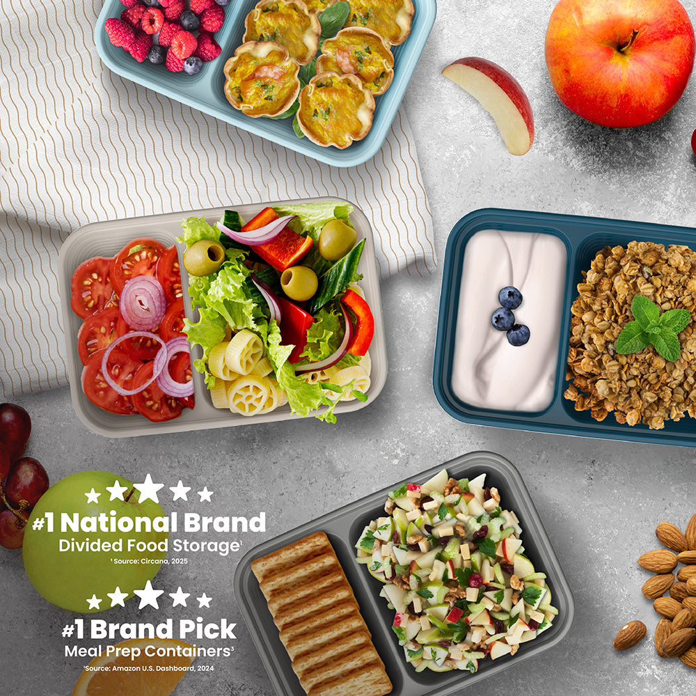 Bentgo Prep 2-Compartment Snack Containers (20-Piece) - Image 2