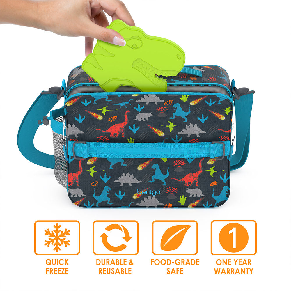 Bentgo Kids Prints Lunch Box. Lunch Bag. & Ice Packs - Image 29
