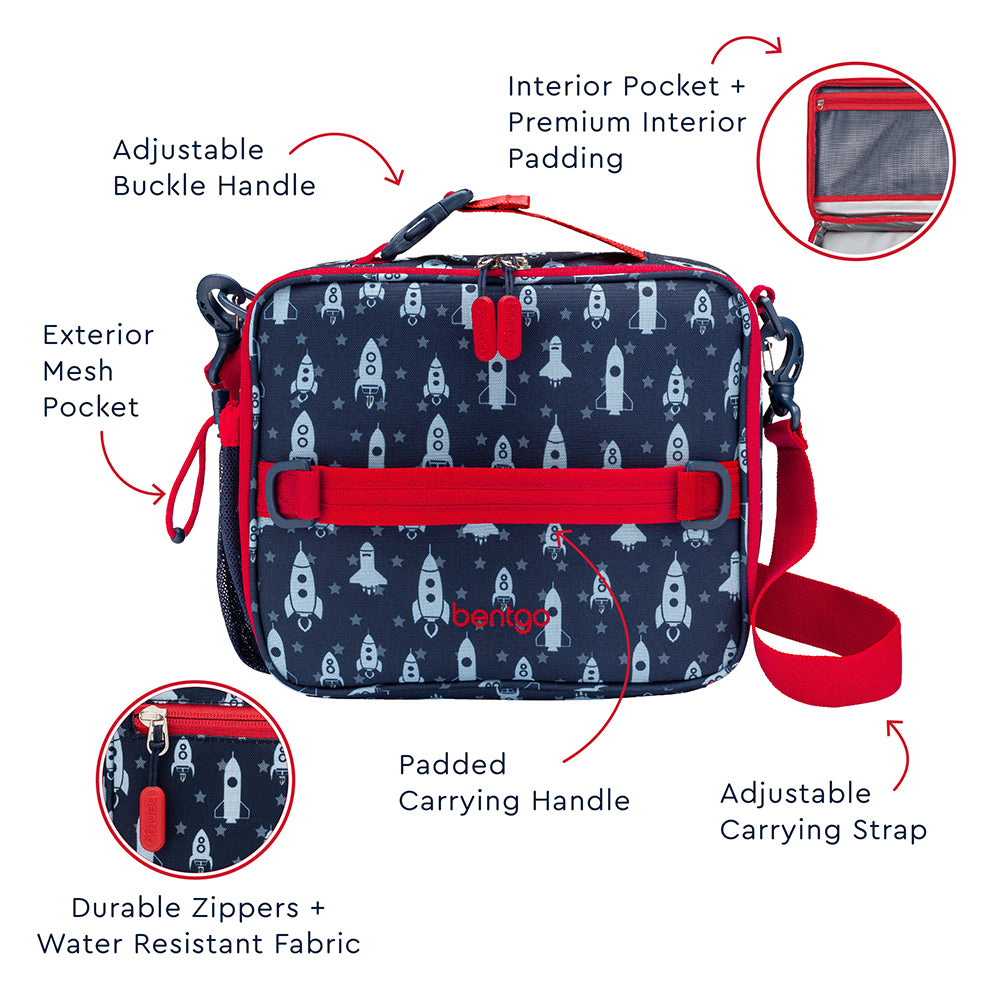 Bentgo Kids Prints Lunch Box. Lunch Bag. & Ice Packs - Image 10