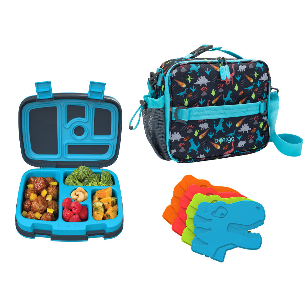 Bentgo Kids Prints Lunch Box. Lunch Bag. & Ice Packs - Image 16