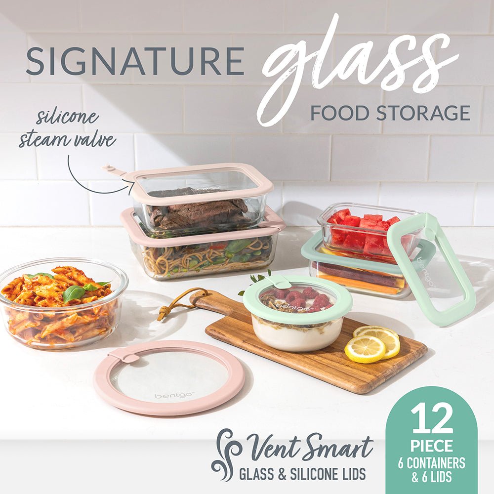 Bentgo Signature Glass Food Storage Set (12-Piece) - Image 9