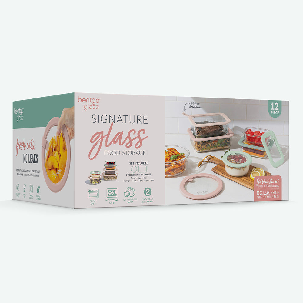Bentgo Signature Glass Food Storage Set (12-Piece) - Image 14