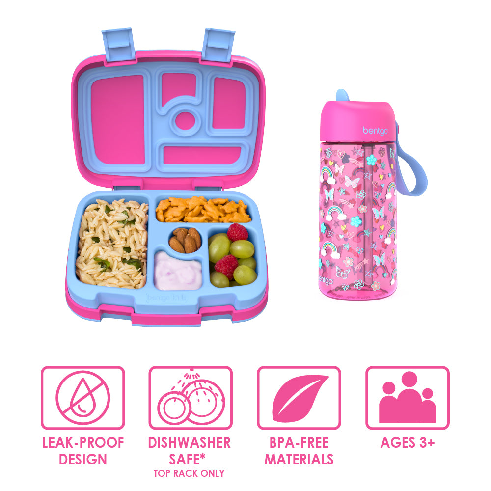 Bentgo Kids Prints Lunch Boxes & Water Bottles - Image 11