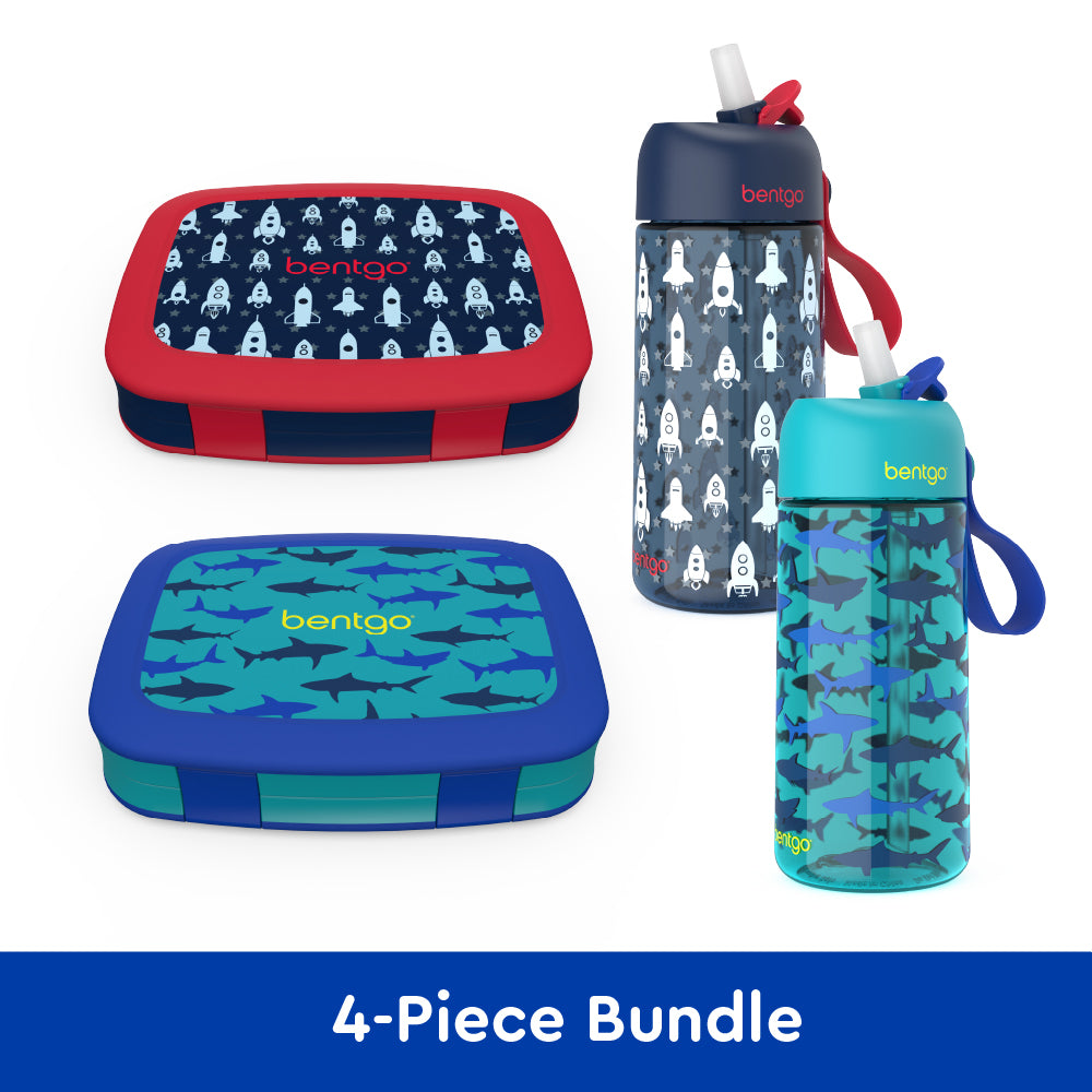 Bentgo Kids Prints Lunch Boxes & Water Bottles - Image 17