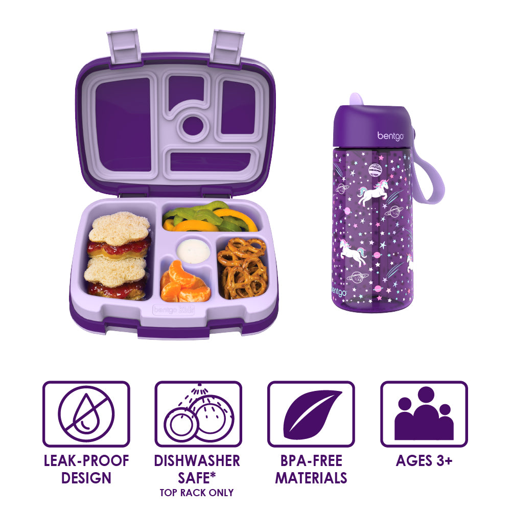 Bentgo Kids Prints Lunch Boxes & Water Bottles - Image 3